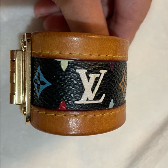 Louis Vuitton Black Monogram Murakami Multicolor Cellure Bracelet 🖤 - Picture 2 of 11
